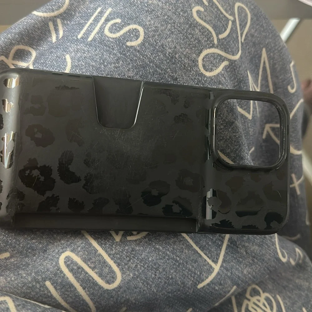 Black Leopard Phone Case